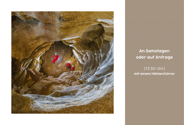 L'Arche des Sensations, Höhlenforschung in der Grotte Saint-Marcel