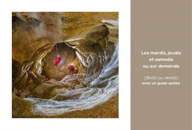 L'Arche des sensations, spéléologie à la Grotte Saint-Marcel