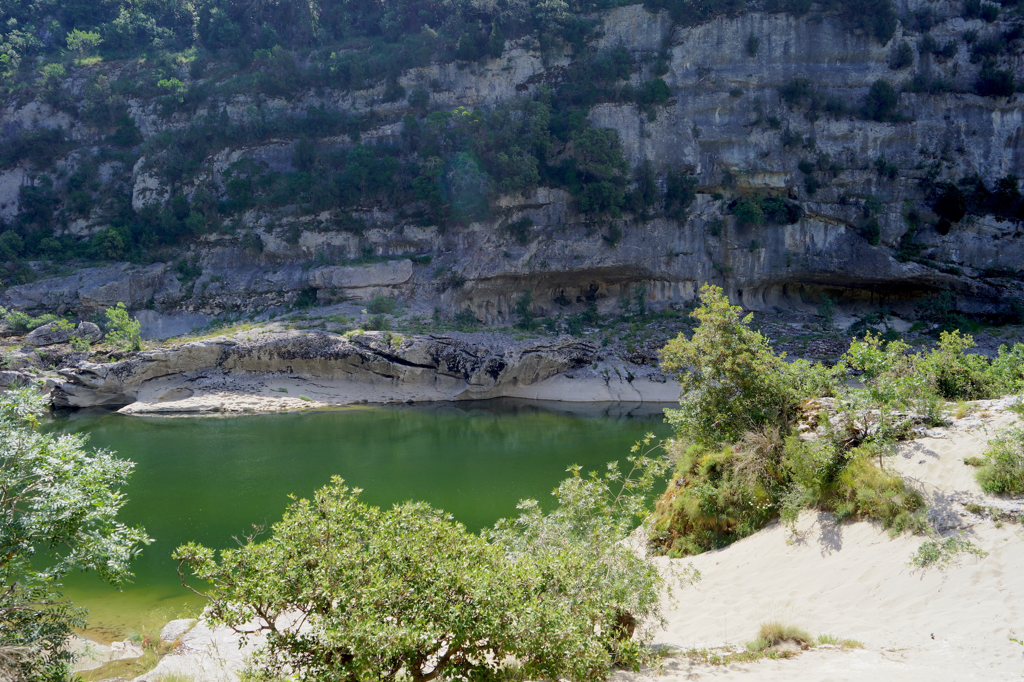 natural reserve ardeche gorges river